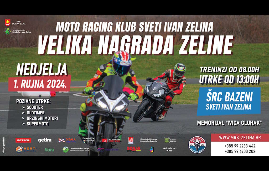 The motor race "Grand Prix Zelina" returns to ŠRC Sveti Ivan Zelina with an exciting program of races for scooters, old-timers and supermoto competitions