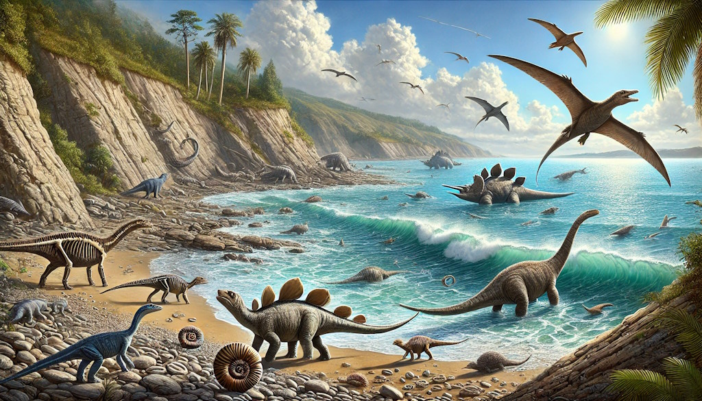 The discovery of a new species of extinct crocodile Benggwigwishingasuchus eremicarminis changes the understanding of Triassic coastal life around the world between 247 and 237 million years ago