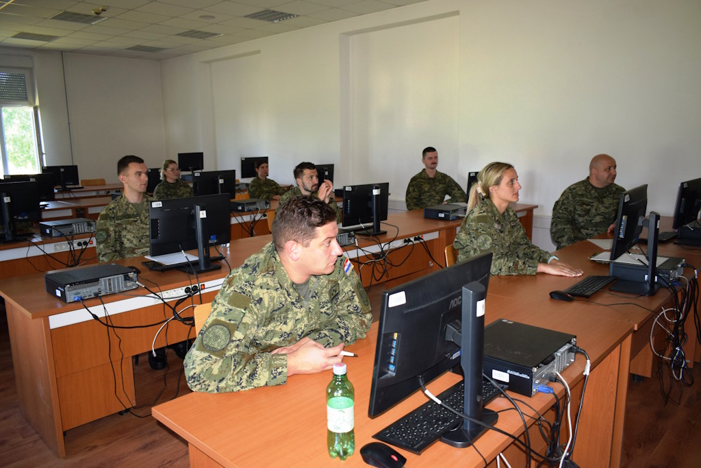 Training for the user of the computer tool LOGREP in the Logistics Training and Doctrine Center in Požega successfully completed