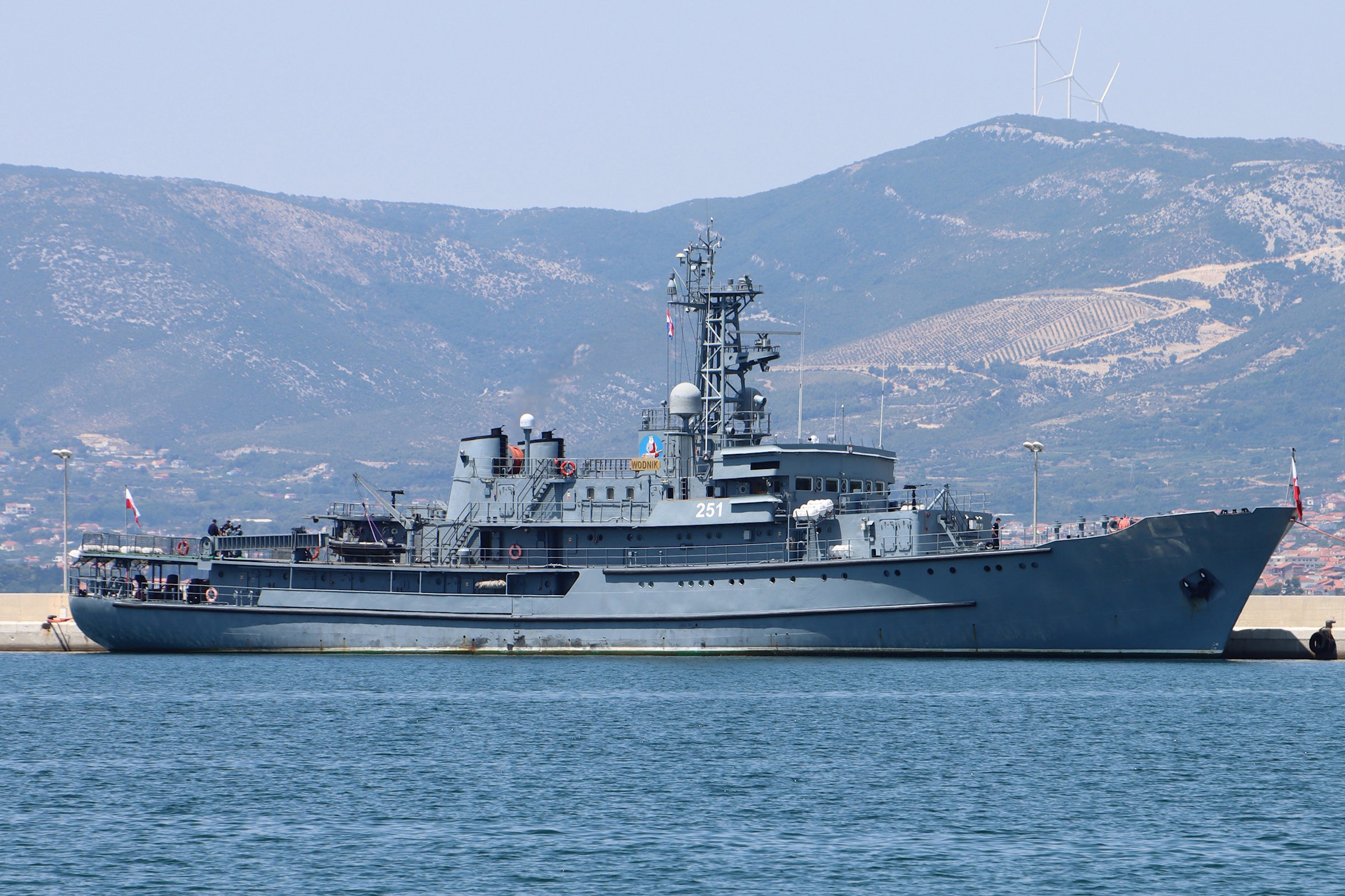 The school ship ORP "Wodnik" from Poland arrived in Split as part of bilateral military cooperation with the Armed Forces of the Republic of Poland