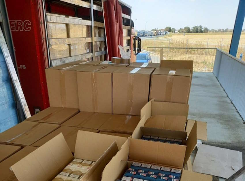 Customs seizure of over 500,000 cigarettes at the Tovarnik border: large-scale smuggling attempt prevented