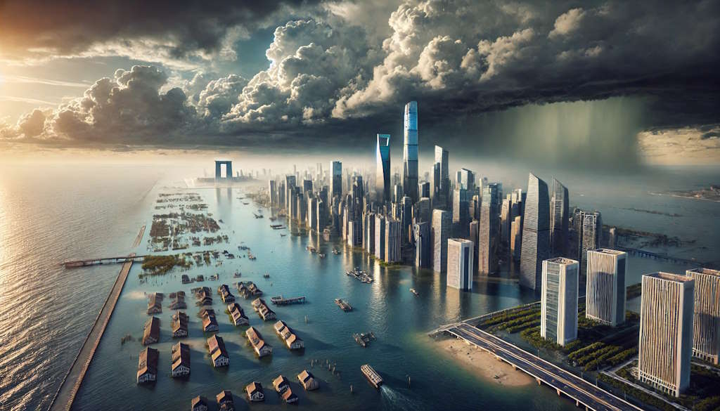 How coastal cities around the world are adapting their infrastructures to climate change with a focus on increasing resilience to floods, storms and sea level rise