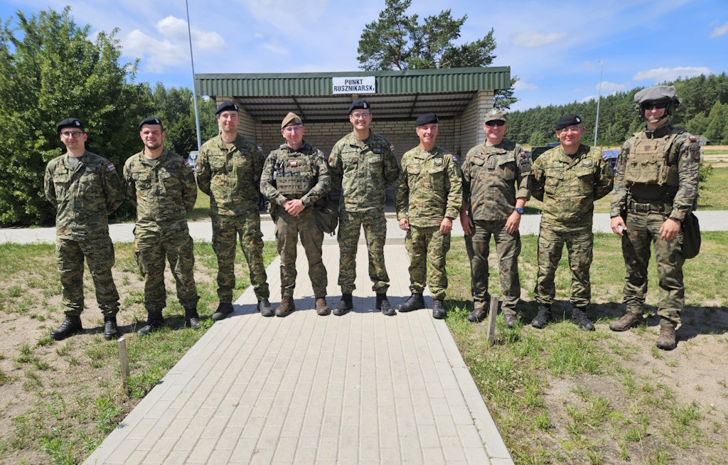 Members of the 13th Croatian Contingent participated in an assault rifle shooting competition in Poland